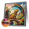 Diamond Painting -DIY Round Drill Rainbow Wings Lizard