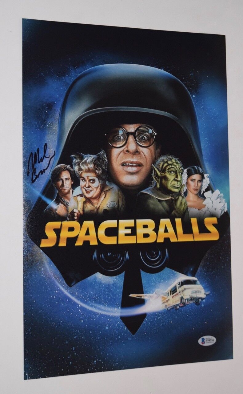 Mel Brooks Signed Autographed SPACEBALLS 11x17 Photo Poster painting Poster Beckett BAS COA