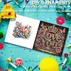 6pcs word diy diamond art grußkarten dankeskarten und feiertagssegen