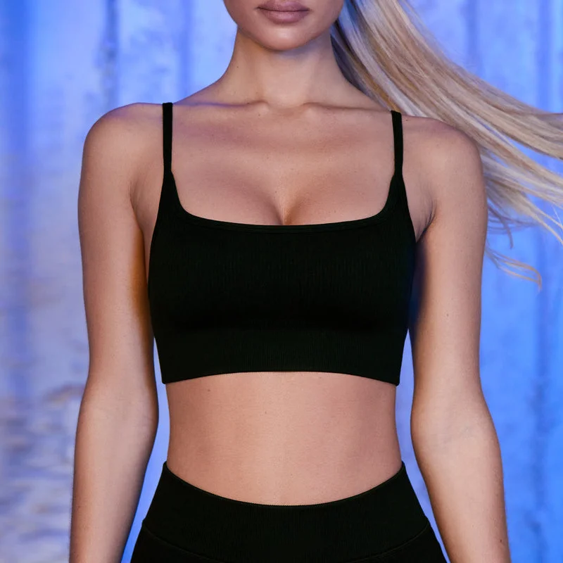 Billionm Sports Leggings Seamless High Waist Pants for Women Ribbed Bubble Butt Gym Fitness Leggin Quick Drying Clothing