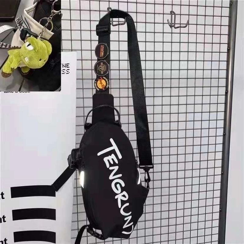 Unisex Streetwear Letter Nylon Waist Bags