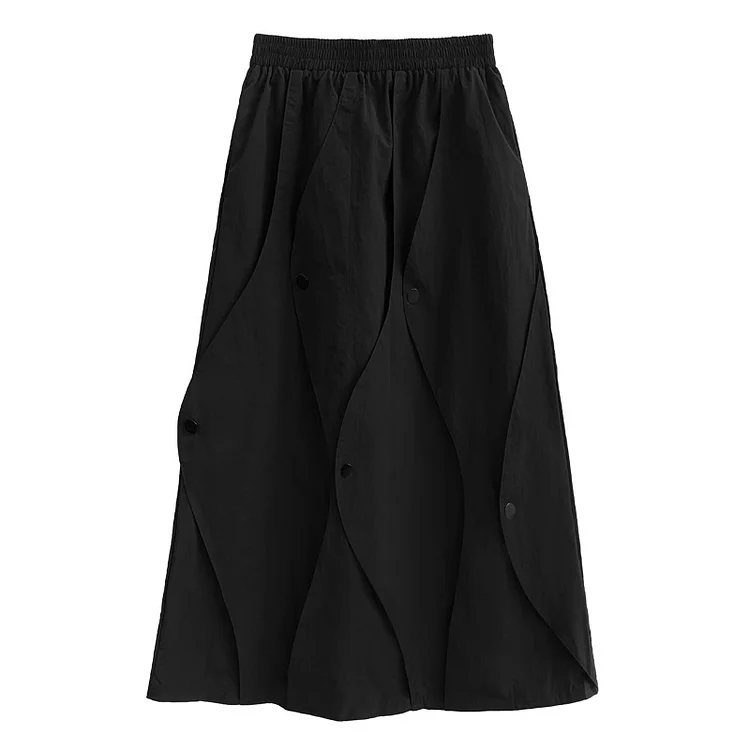 Casual Multi-Layered High Waisted Skirt
