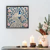 (US Local)White Peacock-Crystal Rhinestone Diamond Painting