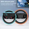 For Ns2 2Pcs Game Controller Racing Wheel Non-Slip L/R Handle Steering Wheel
