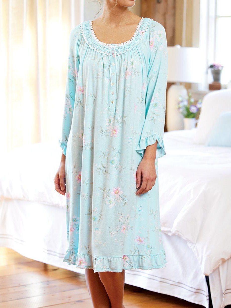 flower night gown