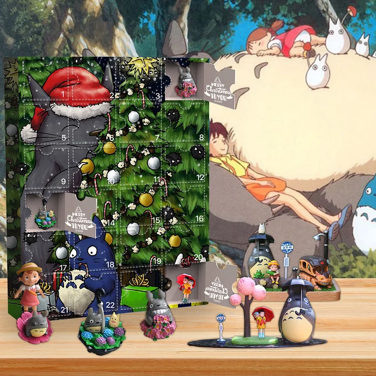 My Neighbor Totoro Advent Calendar -- The One With 24 Little Doors