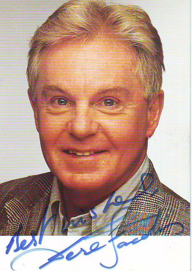 Derek Jacobi (10,5x15 cm) Original Autographed Photo Poster painting