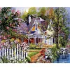 Garden House - 11CT Stamped Cross Stitch - 40*50cm
