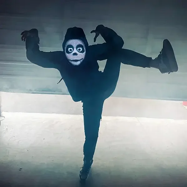 👹FACE TRANSFORMING LED MASK - APP CONTROLLED - RECHARGEABLE（🔥FREE SHIPPING)