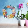 DIY Special Shaped Drills Diamond Painting Flower Wreath Kit