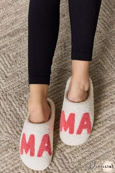 Melody MAMA Pattern Cozy Slippers