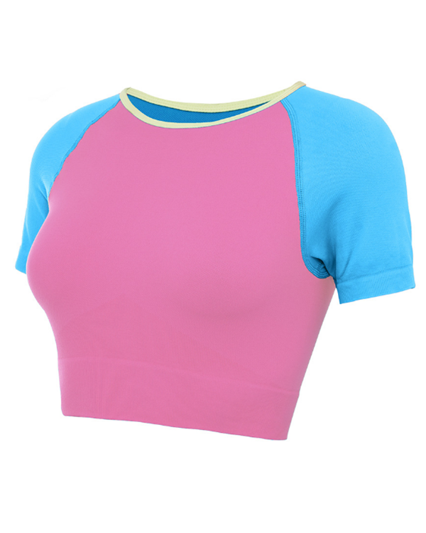 Candy Colors Short Sleeve Sports T-shirt