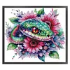 Flower Snake-14CT Stamped Cross Stitch 33*31cm/12.99*12.2in