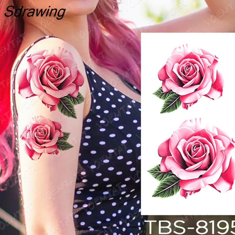 Sdrawing Temporary Tattoo Sticker forest eagle wolf butterfly Flash Tattoos Gothic Y2K Body Art Arm Fake Tatoo Men Women
