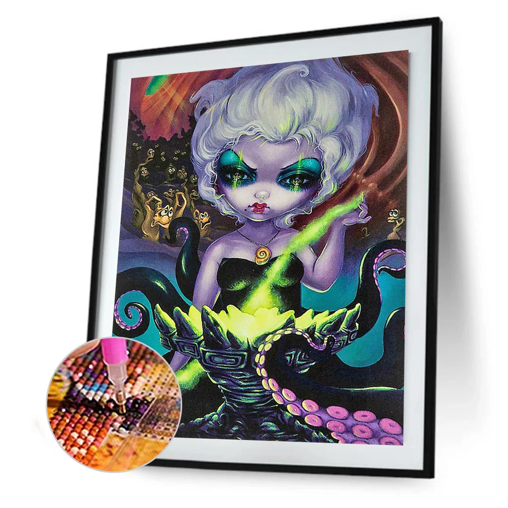 Full Round Diamond Painting 30*40cm - Big Eyes Doll