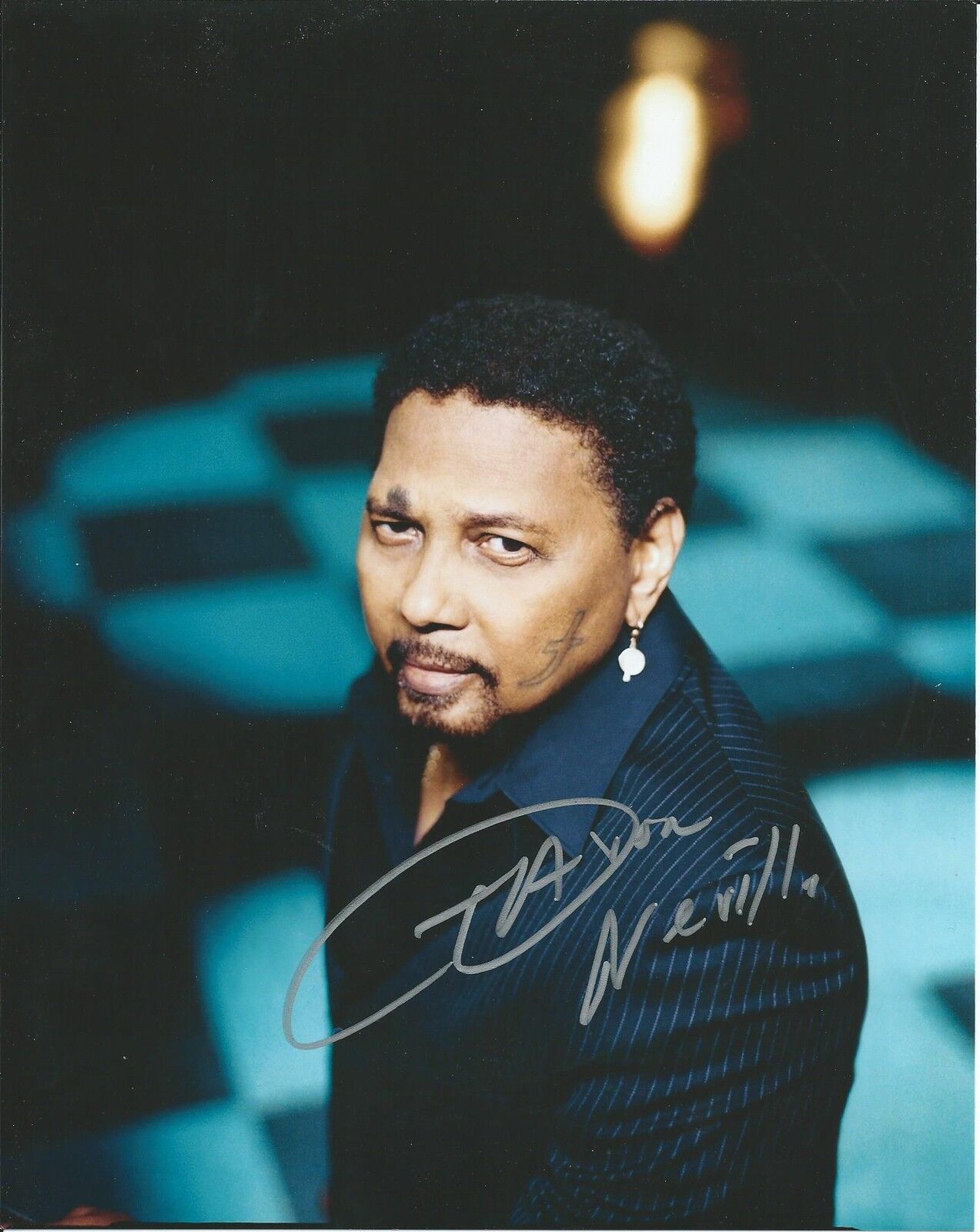 Aaron Neville *THE NEVILLE BROTHERS* Signed 8x10 Photo Poster painting AD5 COA GFA PROOF!