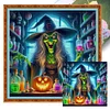 (Multi-Style) Halloween Witch Ghost-11CT Stamped Cross Stitch 45*45/50*50cm