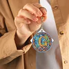 Diamond Painting Double Sided Letters G Keychain Pendant