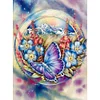 Flower Butterfly-Full Square Diamond Painting