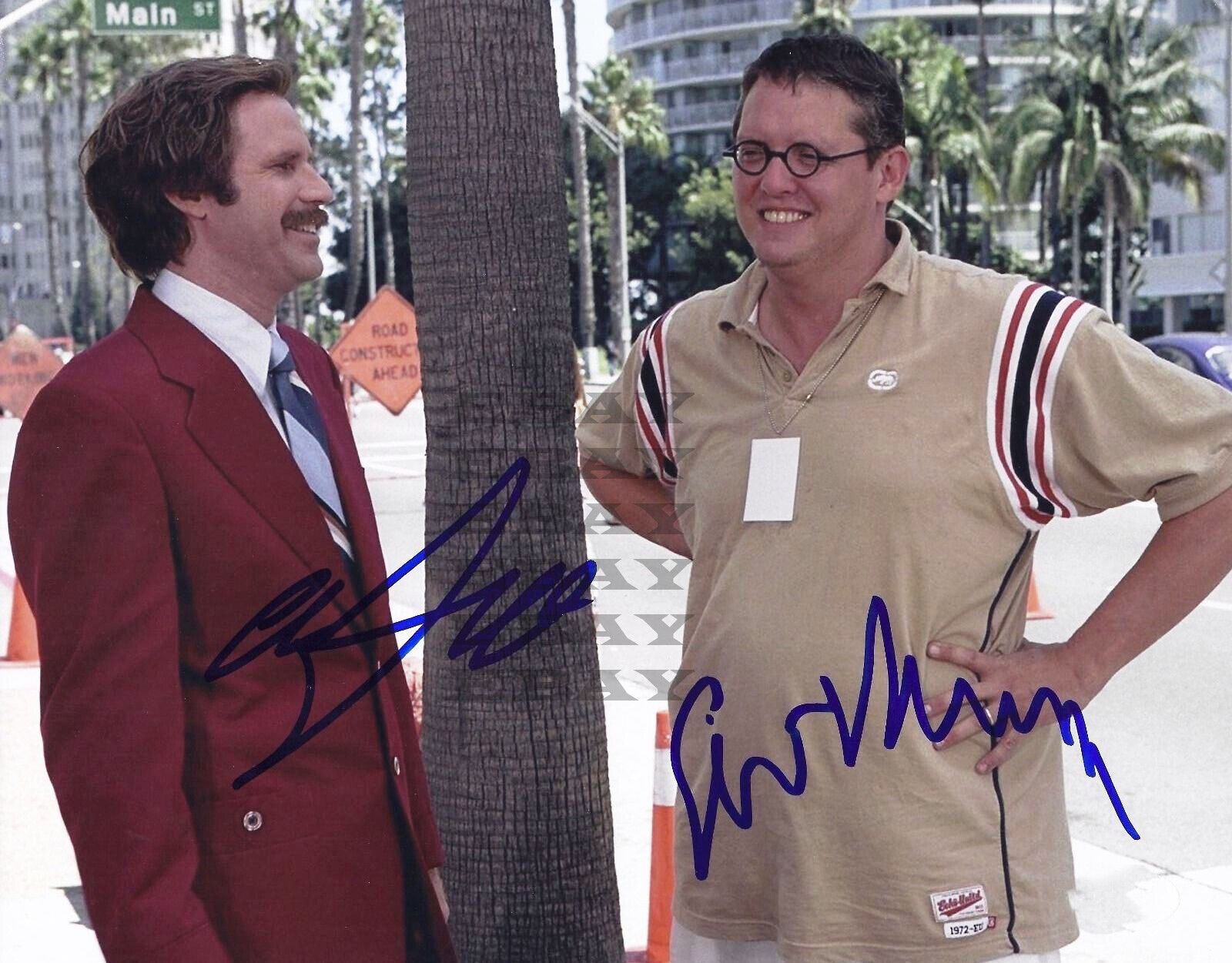 WILL FERRELL & ADAM MCKAY ANCHORMA Autographed Signed 8x10 Photo Poster painting Reprint