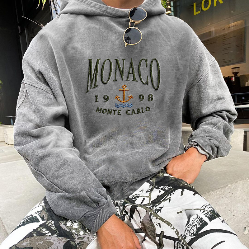 Oversized "Monaco" Vintage Sweatshirt Lixishop 