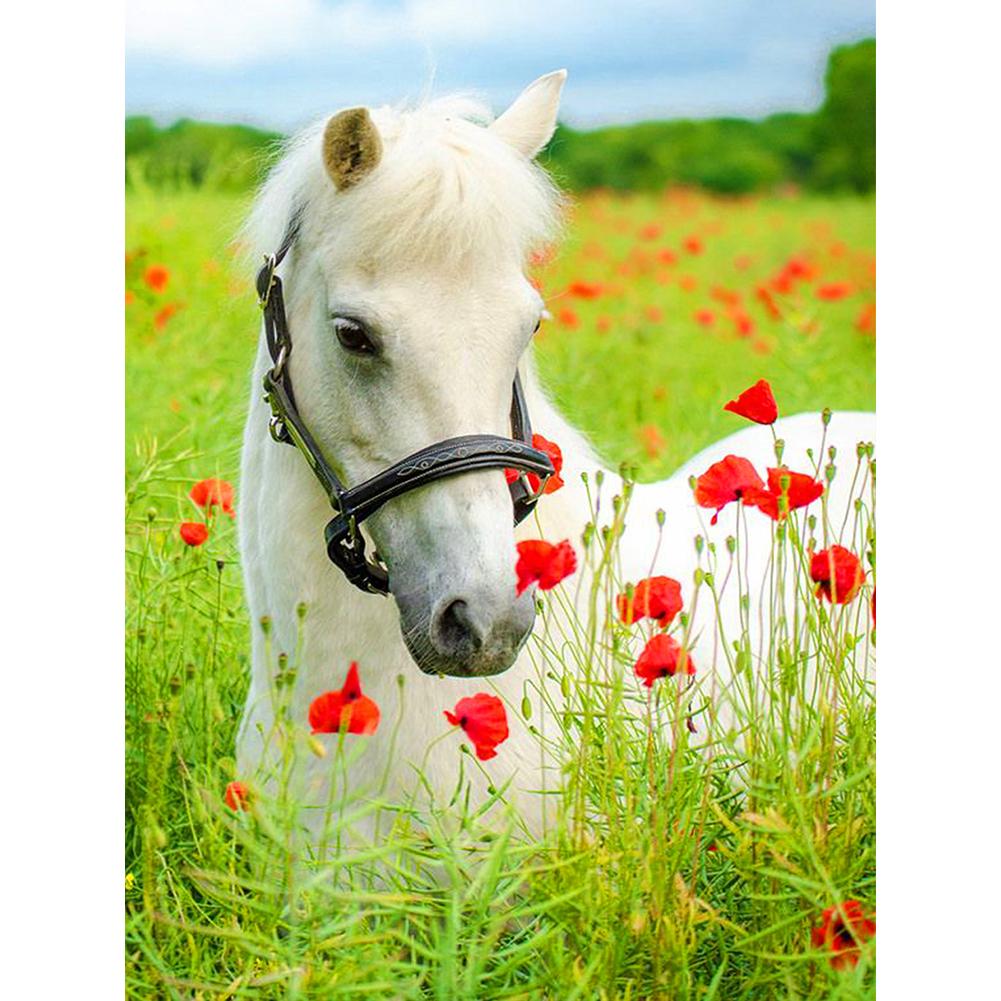 Лошадки в цветах