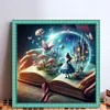 Fairy Tales In Books-11CT Stamped Cross Stitch 50*50cm/19.69*19.69in tapestrymarket