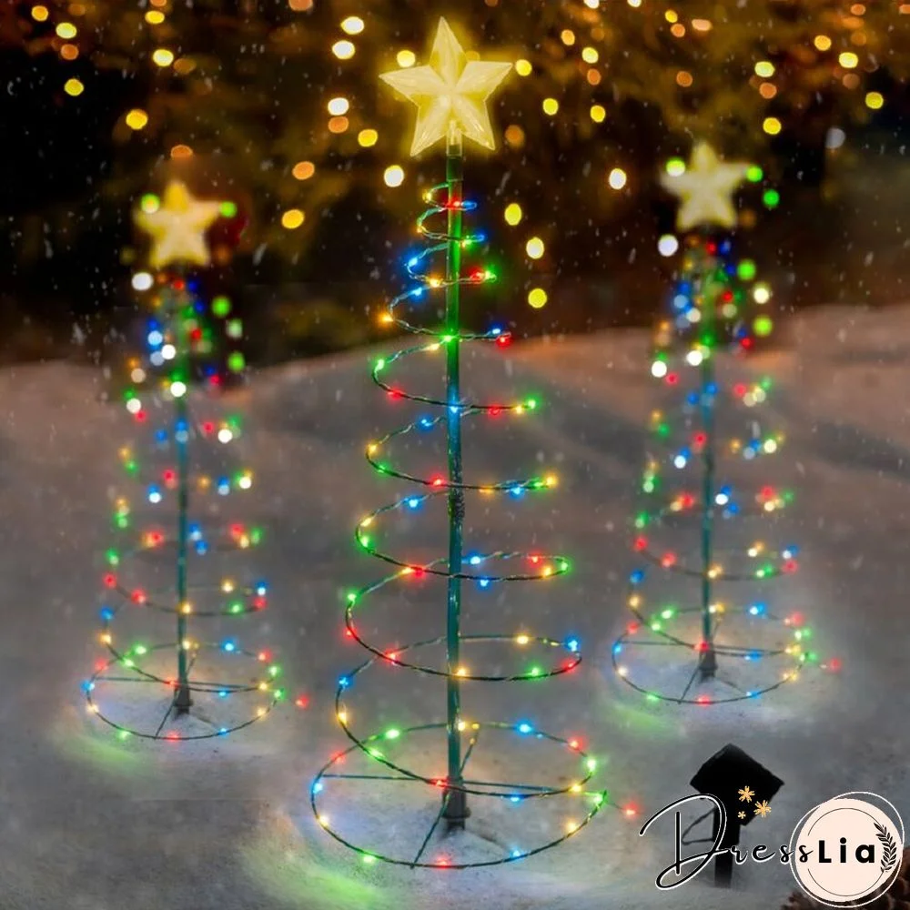 LED Christmas 70 Light Solar Lighted Trees & Branches