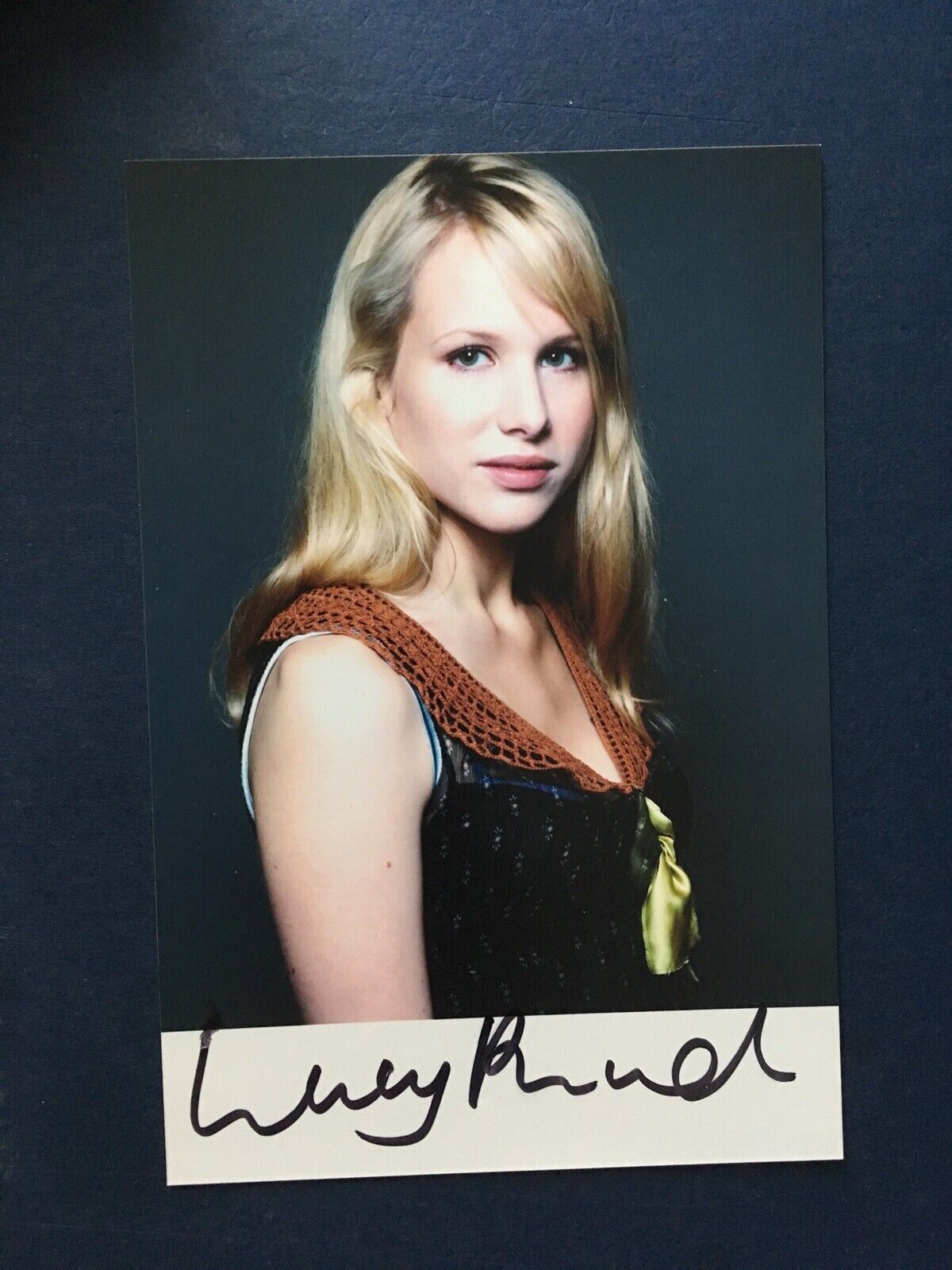 LUCY PUNCH - POPULAR BRITISH ACTRESS - HOT FUZZ - EXCELLENT SIGNED Photo Poster painting