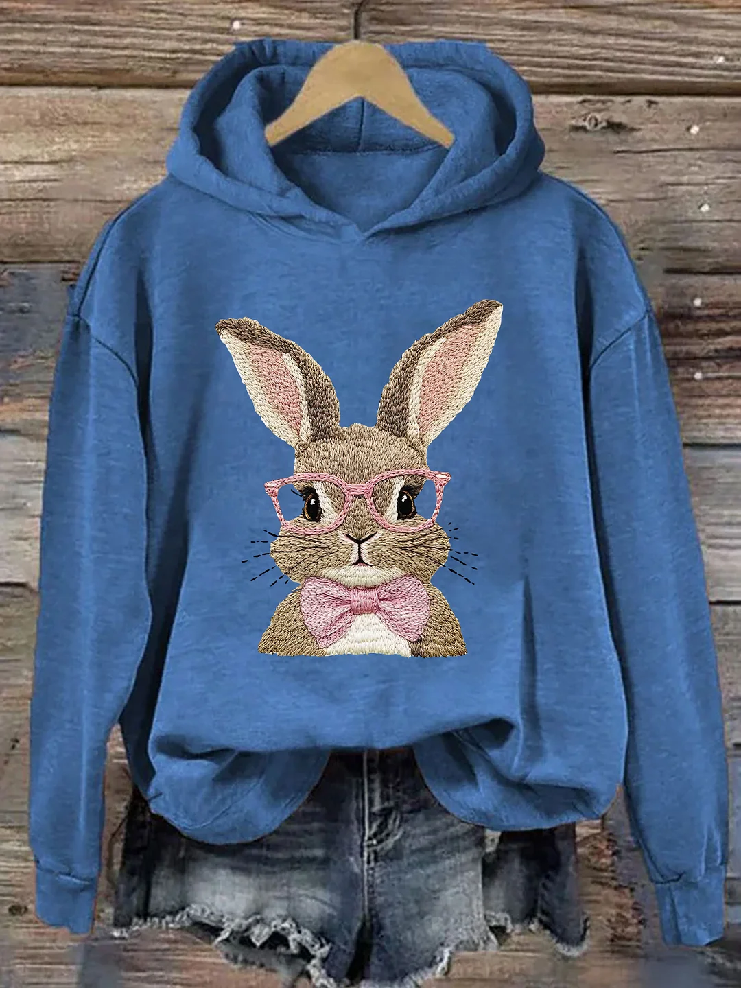 Retro Easter Bunny Hoodie