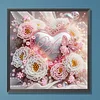 Bulles de fleurs en forme de c&oelig;ur pour la Saint-Valentin, kits sp&eacute;ciaux de peinture en forme de per&ccedil;age partiel 5D pour adultes d&eacute;butants, peintures e