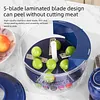 Grape Peeler, Fully Automatic Household Fruit Peeler, Powerful Peeling Machine.