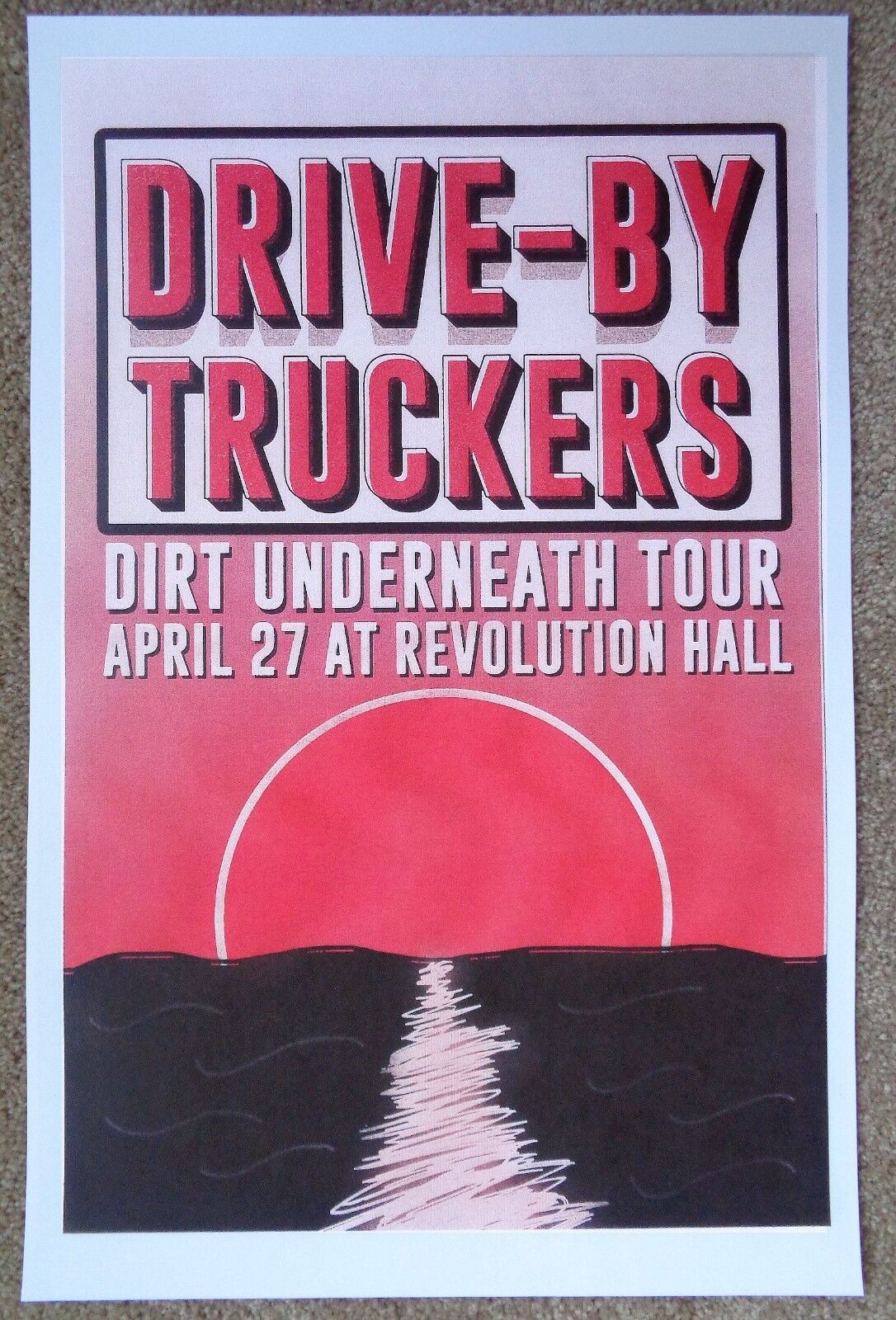 DRIVE-BY TRUCKERS 2015 Gig POSTER Portland Oregon Concert