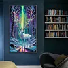 uk.everydayedeals (Limited Stock)Diamond Painting - Square AB Drills - Xmas Aurora Elk(45*75cm)