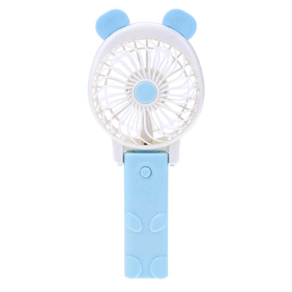 

Rechargeable Handheld Mini USB Mute Electric Fan Cooler Device with Cable, Blue, 501 Original