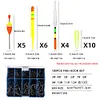 Sea Fishing Rod Set Telescopic Fishing Rod Pole with Reel Hook Soft Tube Float