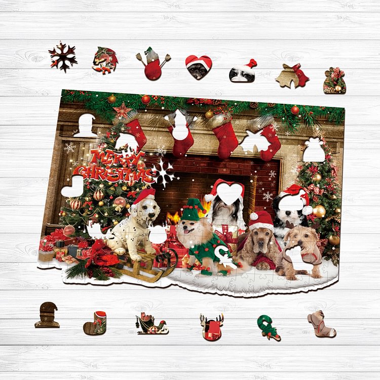 Sunnypuzzle™-Christmas Dog Puzzle