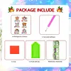 6Pcs Acrylic Animals Birthday Diamond Painting Fridge Stickers for Whiteboards