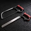 8 in 1 Hacksaw Frame Set with 6 Blades Multi Purpose Mini Hacksaws Heavy Duty Steel Saw for Metal Woodworking Glass Rubber PVC Pipes