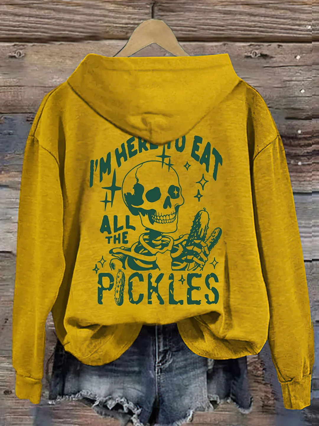 I'm Here To Eat All The Pickles Hoodie