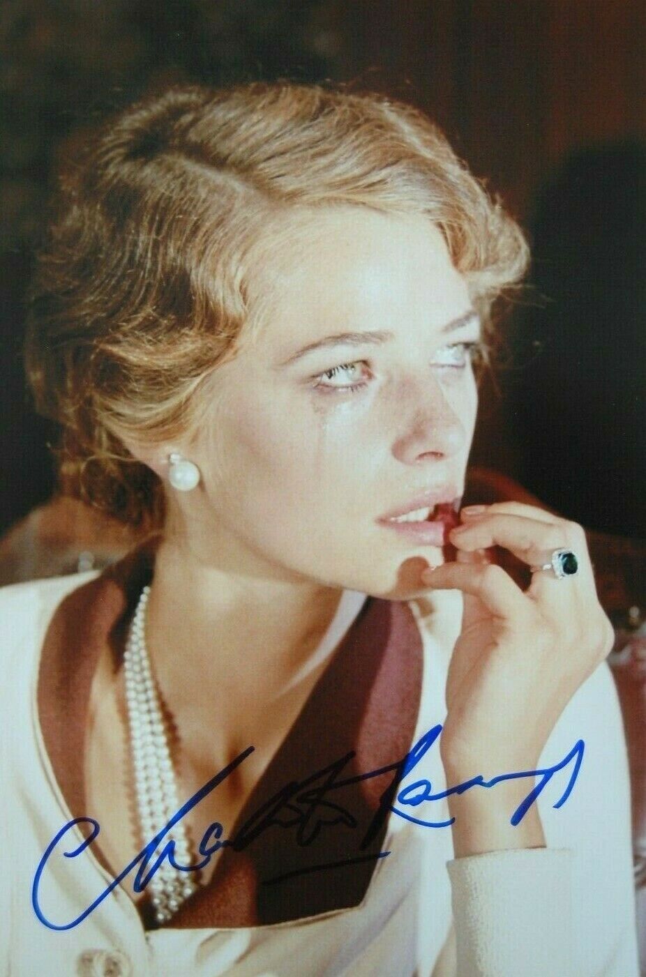 CHARLOTTE RAMPLING In-Person Signed Autographed Photo Poster painting RACC COA The Damned