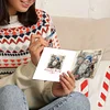 6PCS DIY Diamond Art Greeting Cards Winter Theme Congratulations Cards & Gifts