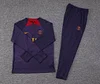 2023/2024 Psg Paris Saint-Germain Half-Pull Training Suit Purple