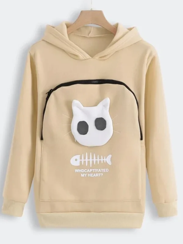 Cat Lovers Hoodie Cuddle Pouch