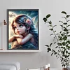 Diamond Painting -DIY Round Drill Big Eyes Cartoon Girl