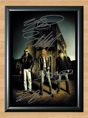 ZZ Top Band Signed Autographed Photo Poster painting Poster Print Memorabilia A3 Size 11.7x16.5