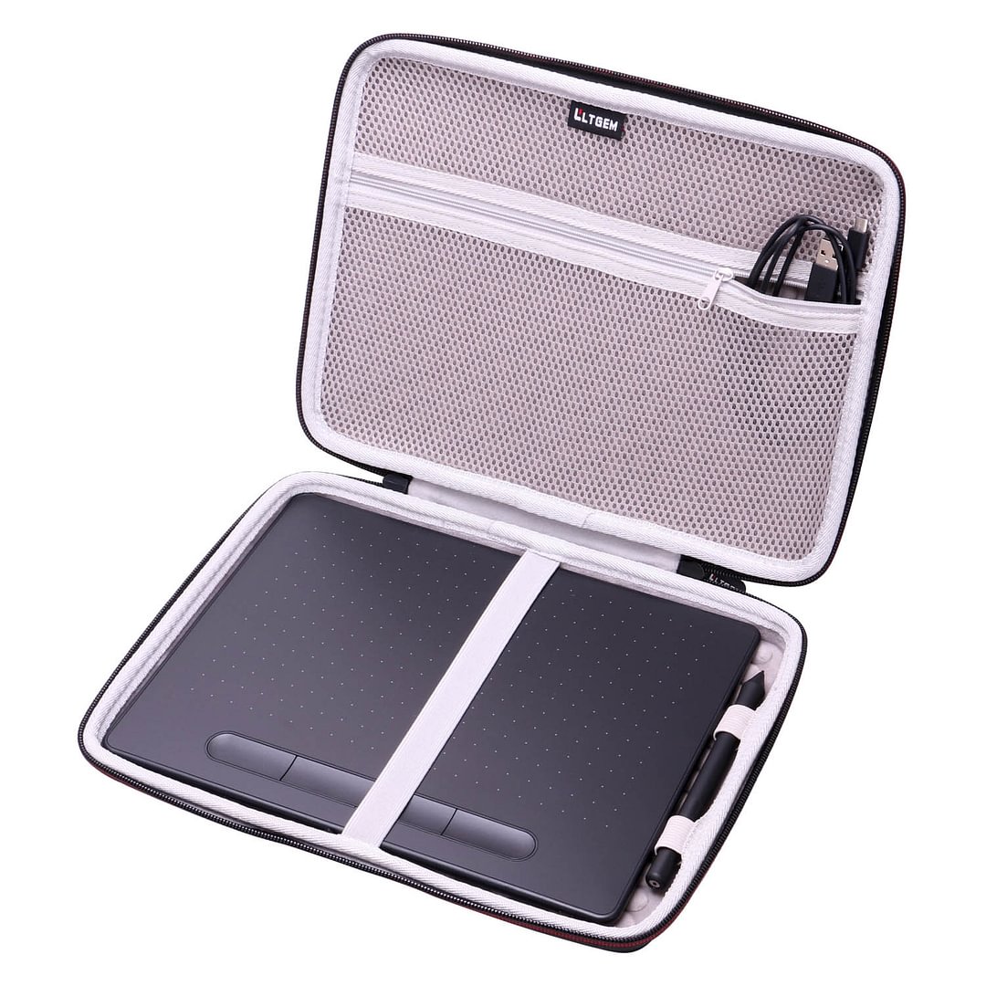 LTGEM Hard Case Fit for Wacom Intuos Wireless Graphic Medium Tablet, Size 10.4"x 7.8" (CTL6100)