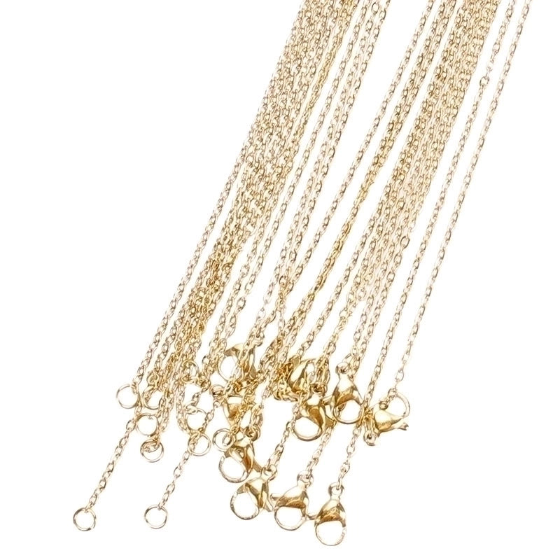 1 Piece Titanium Steel Solid Color Chain