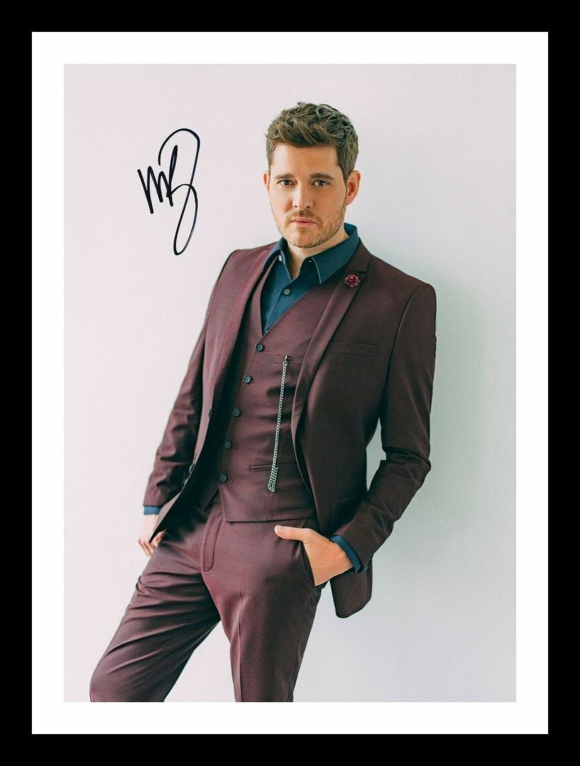 Michael Buble Autograph Signed & Framed Photo Poster painting 2