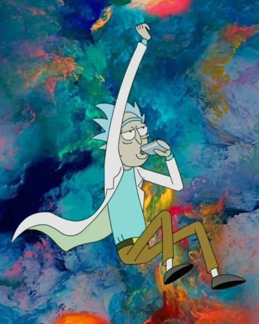 

Drunk Rick Sanchez – Paint By Numbers - 40*50CM, 501 Original